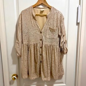 Sequin cardigan